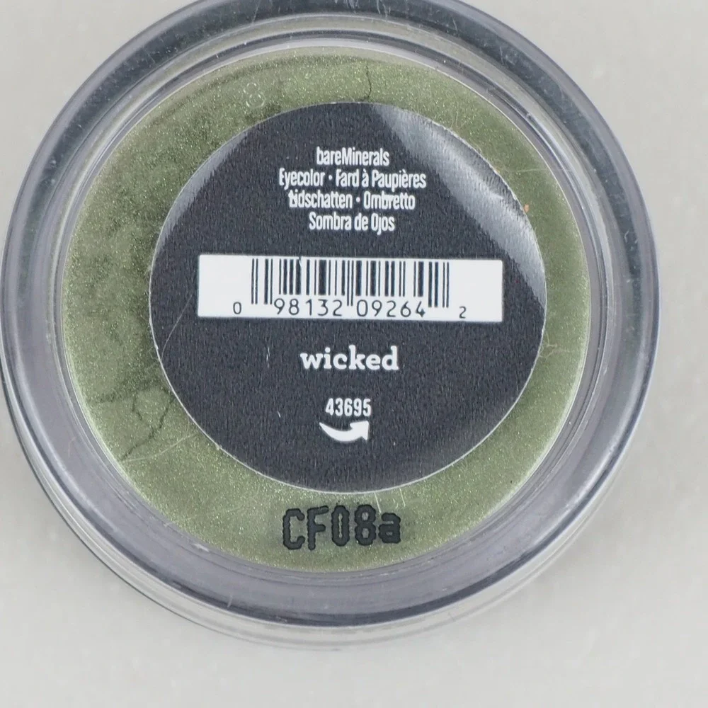 bareMinerals Wicked Eyeshadow Pigment Loose Powder Shimmer Green Eyeliner Makeup